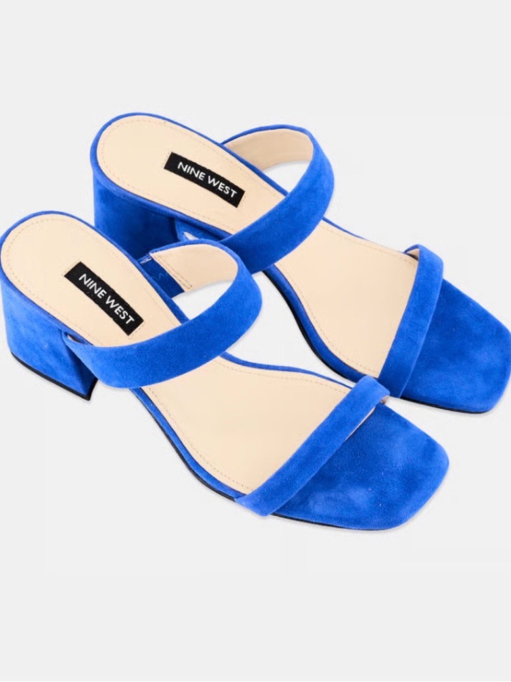 Nine West | Cobalt Blue Suede Heels 9